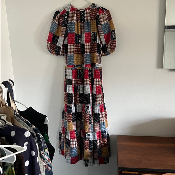 The GREAT. patchwork Ravine dress - Picture 7 of 7